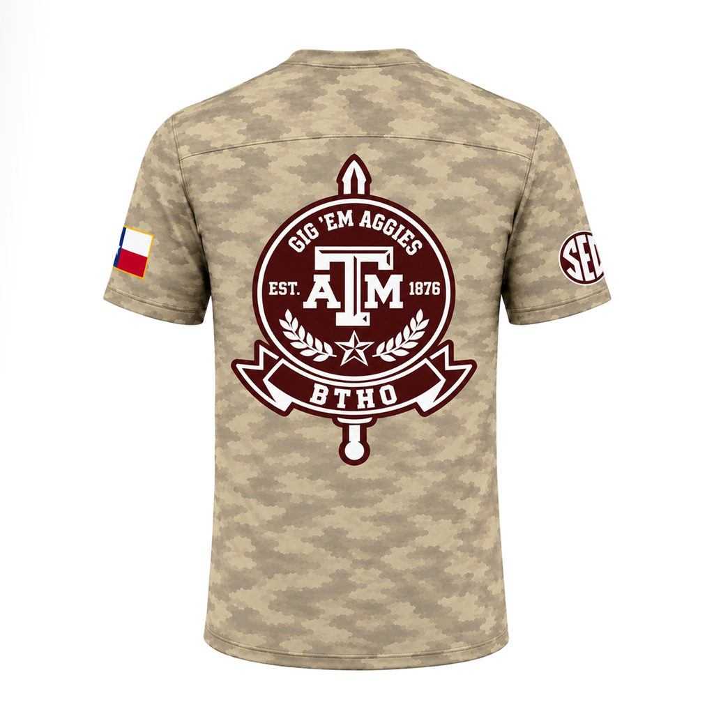 Exclusive Jersey Camo Texas A&M Football 2026