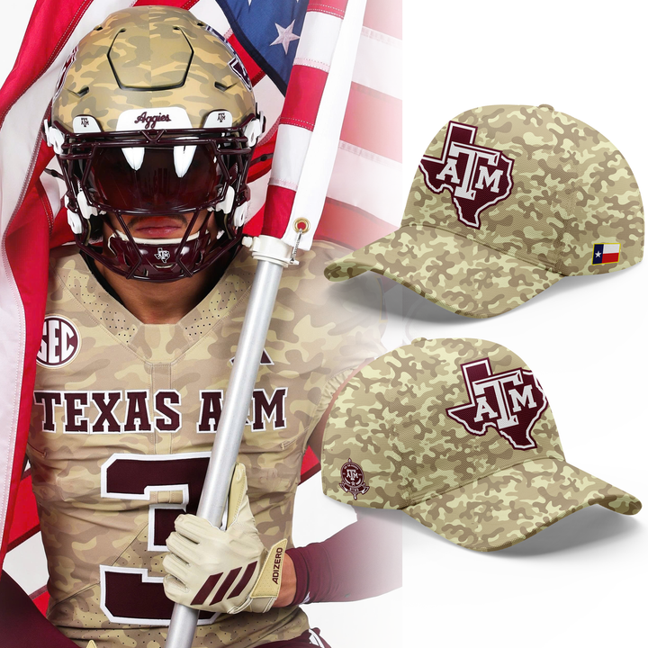 Limited Edition Cap Camo Texas A&M Football 2026