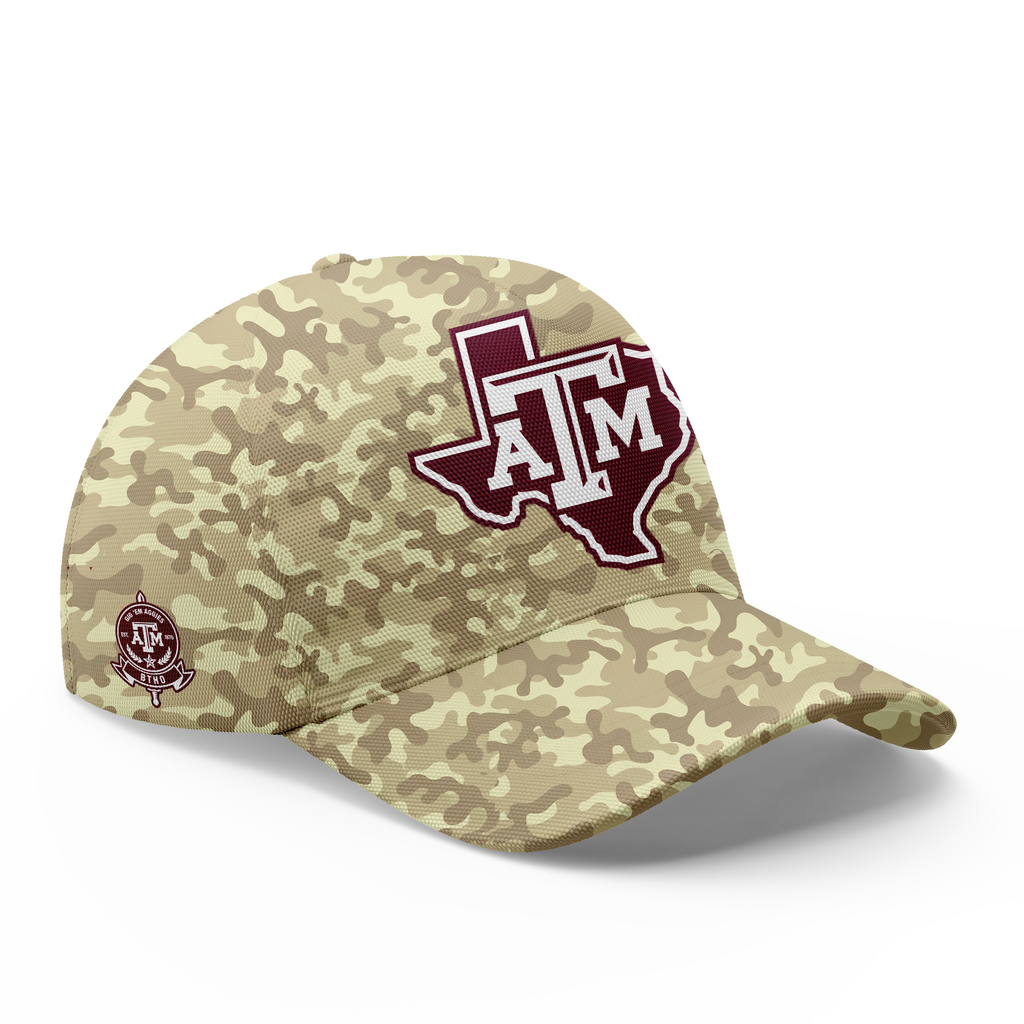 Exclusive T-Shirt Camo Texas A&M Football 2026.