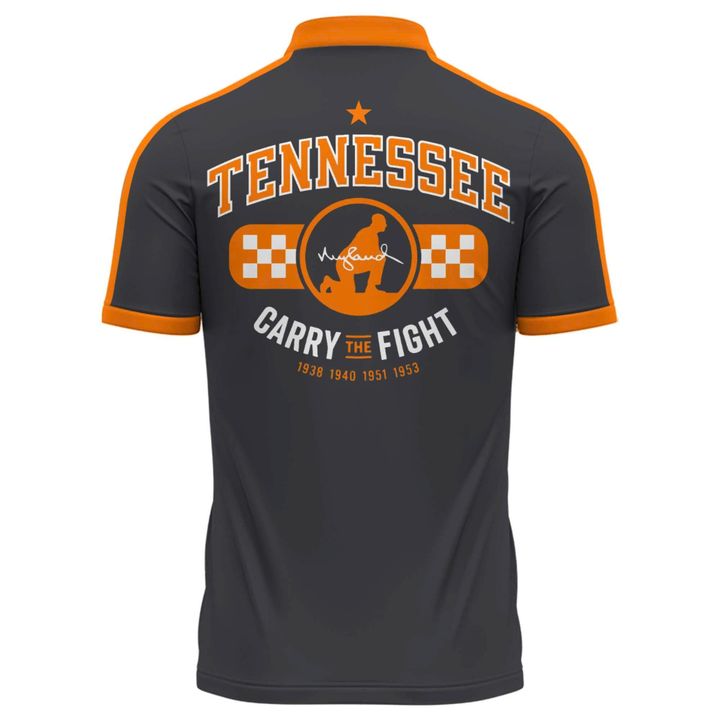 Unisex Adidas Smokey Grey Tennessee Football Neyland Legacy Polo Shirt
