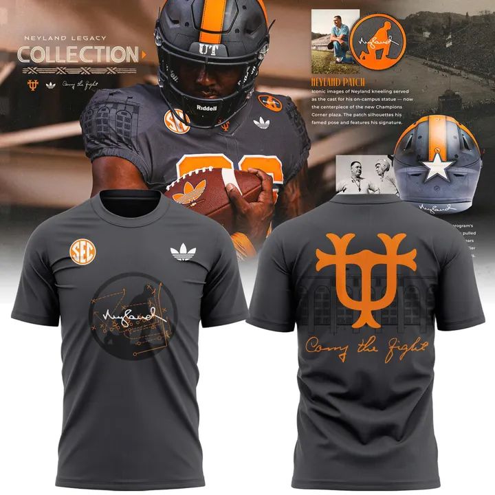 Unisex Smokey Grey Tennessee Neyland Legacy Limited T-shirt