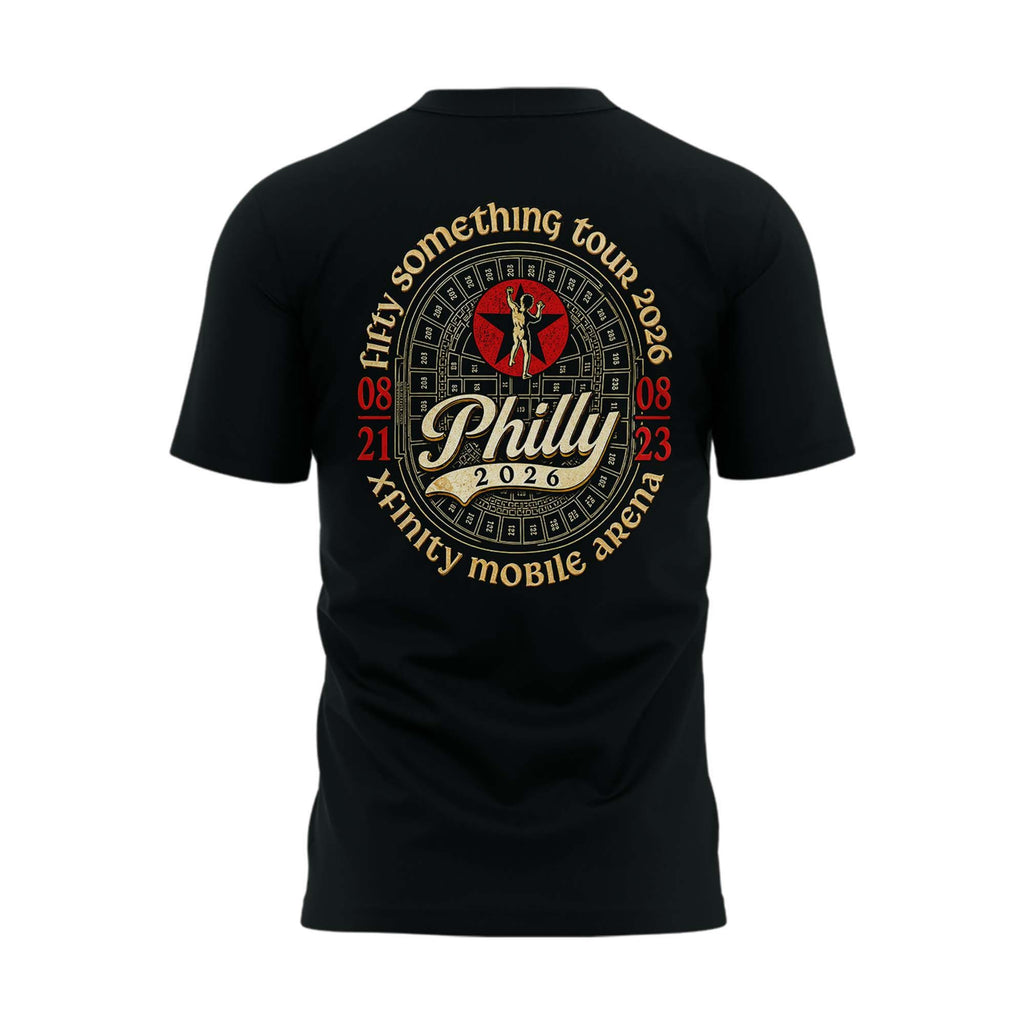RUSH Fifty Something Tour 2026 – Philadelphia T-Shirt