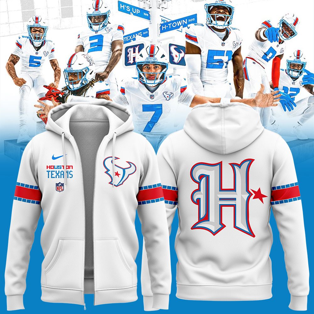 Houston Texans Rivalries By the H. For the H. 2026 Zip Hoodie