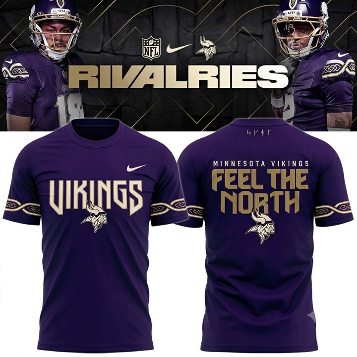 Unisex Purple Dynasty Minnesota Vikings 2026 Rivalries T-shirt