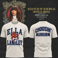 12.Auburn Tigers x Ella Langley-The Dandelion Tour 2026 T-shirt