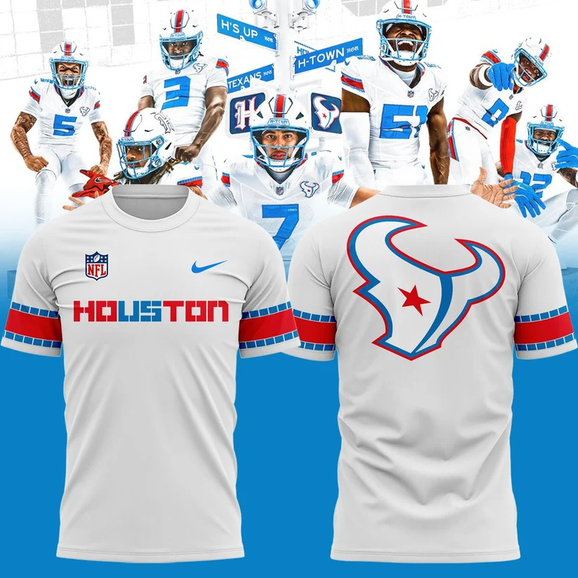 12. White Shirt Houston Texans NFL x Rivalries 2026 T-Shirt