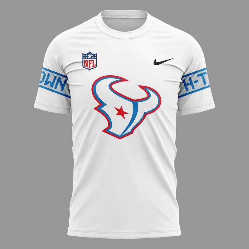 46. Houston Texans Rivalries By the H. For the H. 2026 White T-shirt