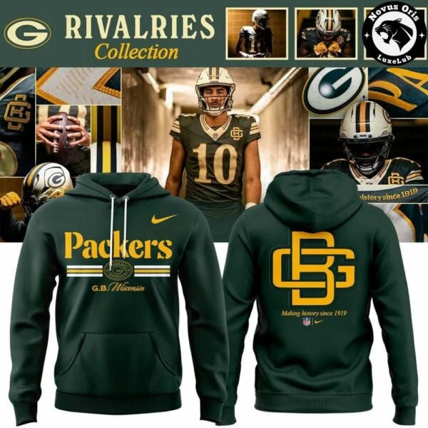 08. Perfect Hoodie Green Bay Packers NFL x Rivalries 2026 - Making History Since 1919 Hoodie
