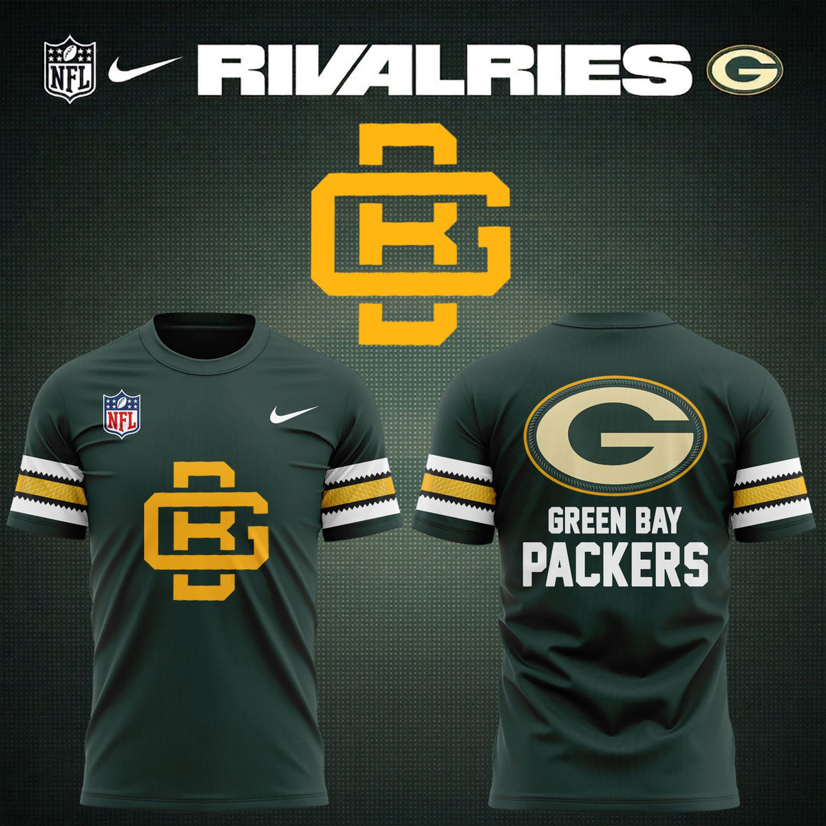 03. Green Bay Packers NFL x Rivalries 2026 - Making History Since 1919 T-Shirt