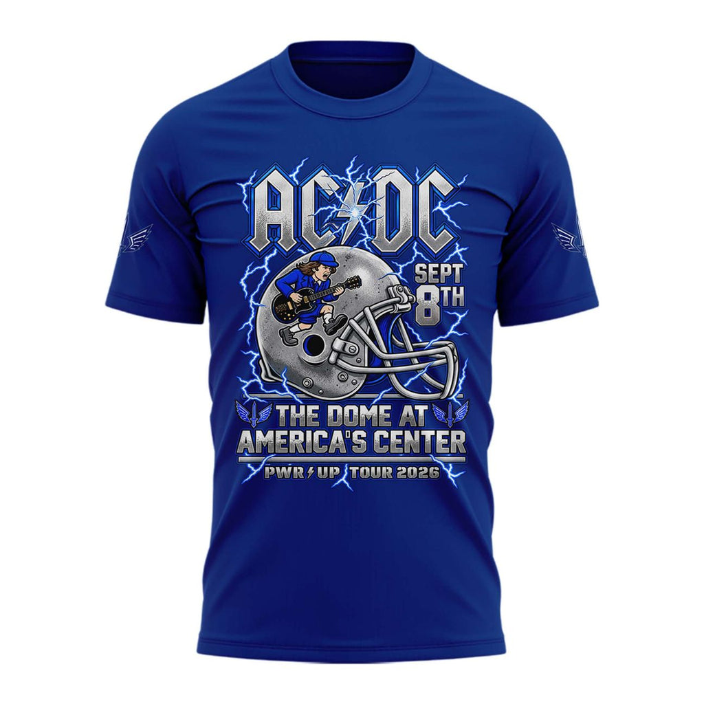 AC/DC PWR UP Tour – St. Louis Battlehawks 2026 T-Shirt