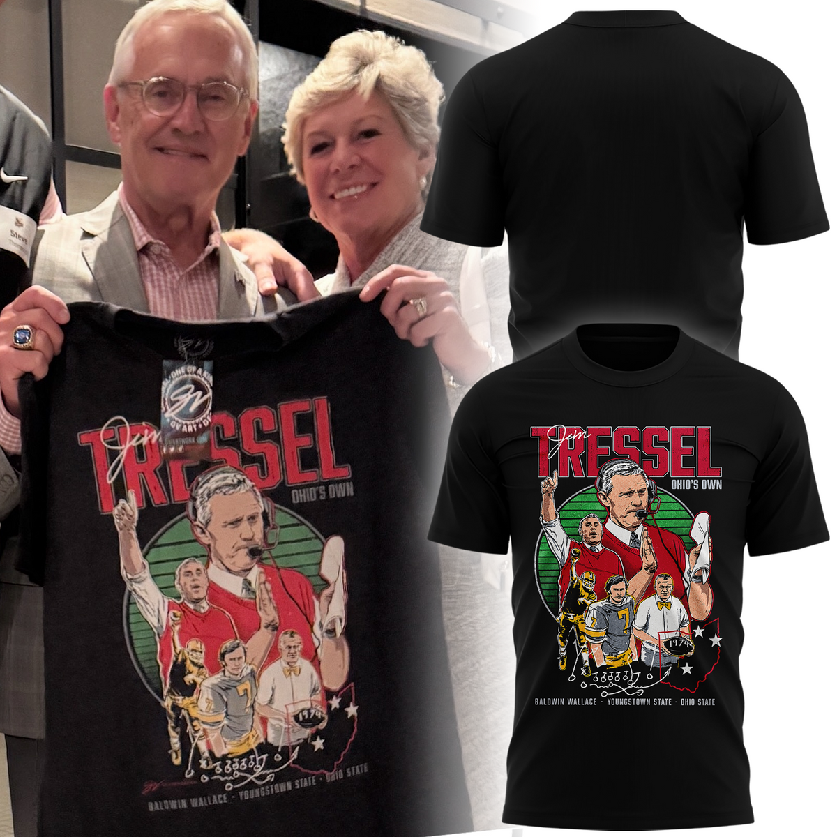 02.Jim Tressel "Ohio's Own" Commemorative - Tshirt