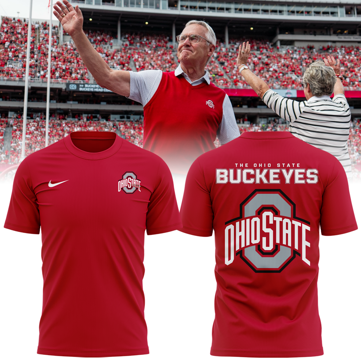 01.Ohio State Buckeyes football -Jim Tressel Tshirt