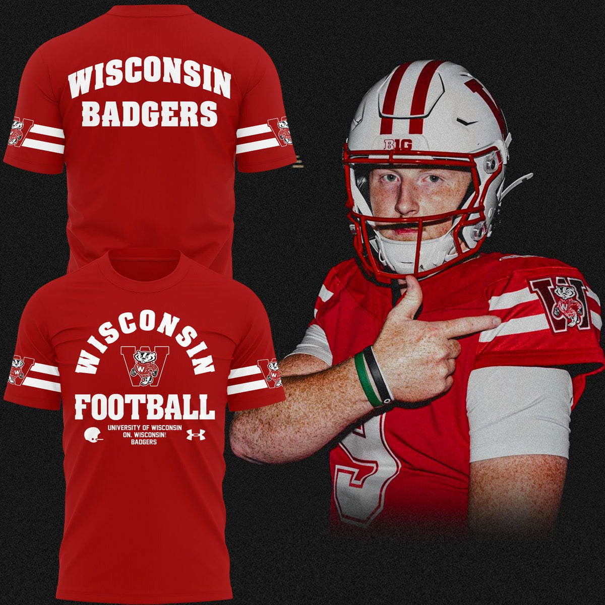 Exclusive T-Shirt Wisconsin Football