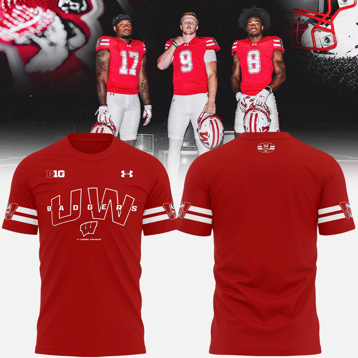 Limited Edition T-Shirt Wisconsin Football.
