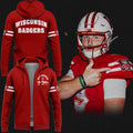 Exclusive Zip Hoodie Wisconsin Football