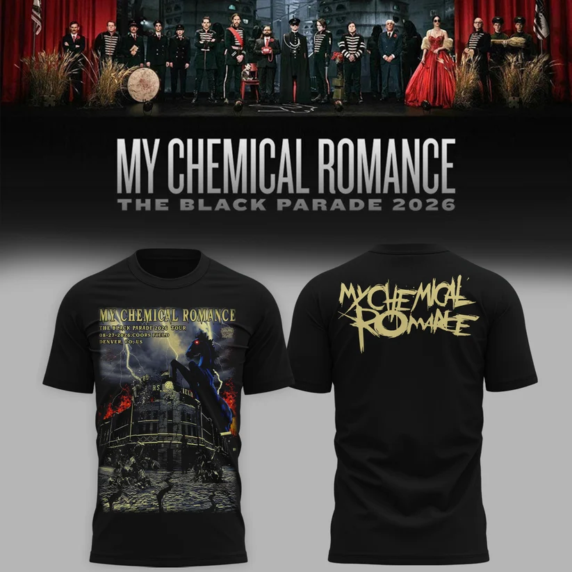 12. MCR Long Live The Black Parade Tour US 2026 At Denver T-Shirt
