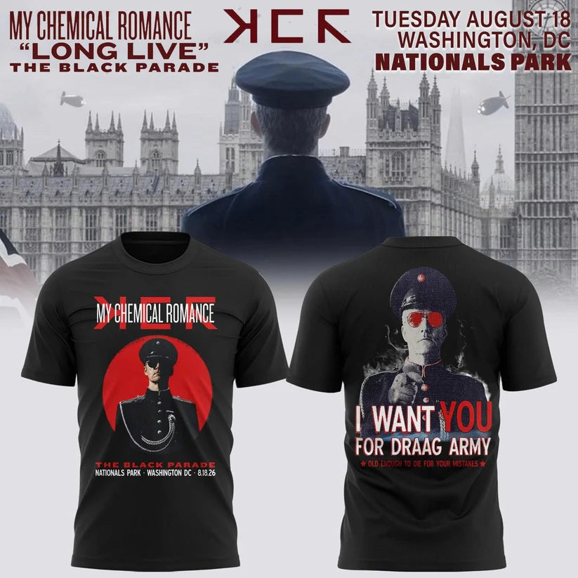 42. Limited Edition My Chemical Romance The Black Parade 2026 T-Shirt
