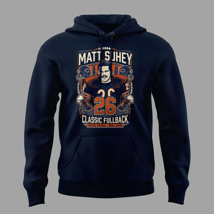 02. Matt Suhey - Chicago Bears Always and Forever - Thank You For Your Memories Hoodie