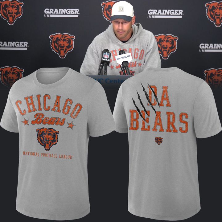 Coach Johnson - Chicago Bears Pullover T-Shirt – Classic Gear