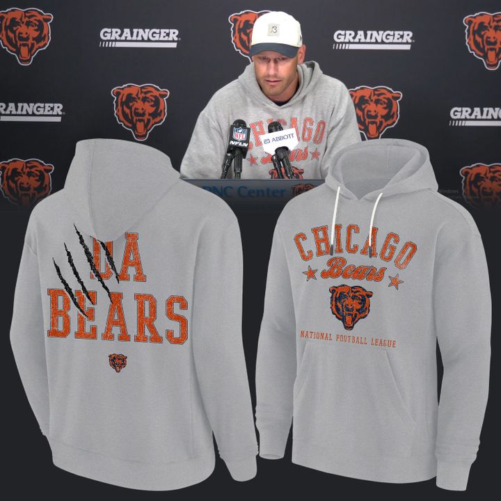 Coach Johnson - Chicago Bears Pullover Hoodie – Classic Gear