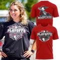 Fayetteville Woodpeckers 2026 Playoffs Carolina League T-Shirt - Red Tee