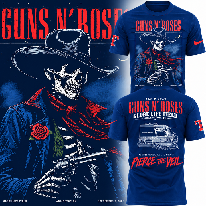 Guns N’ Roses x Globe Life Field 2026 Tour Limited Edition T-Shirt_003