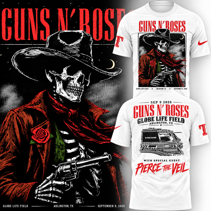 Guns N’ Roses x Globe Life Field 2026 Tour Limited Edition T-Shirt_004