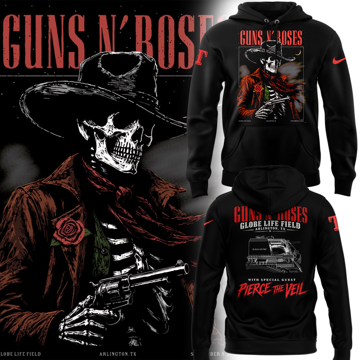 Guns N’ Roses x Globe Life Field 2026 Tour Limited Edition hoodie_001