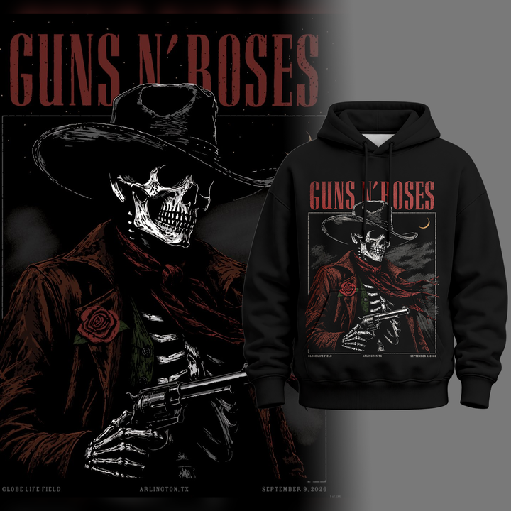 2026 Exclusives Guns N' Roses Hoodie for fans