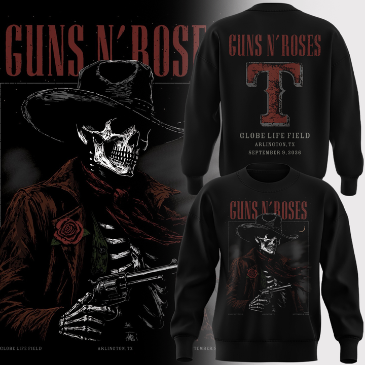 2026 Limited Edition Guns N' Roses Sweatshirt for fans.