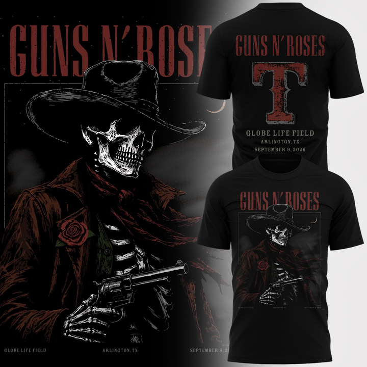 2026 Limited Edition Guns N' Roses T-Shirt for fans.