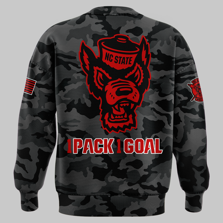 NC State Football Black camo 2026 SWEATSHIRT