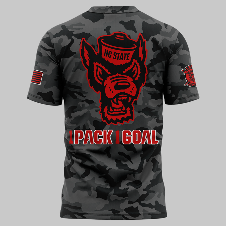 NC State Football Black camo 2026 T-shirt