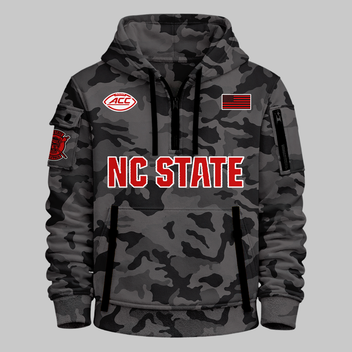 Limited Edition NC State Football 2026 Quarter Zipper Hoodie