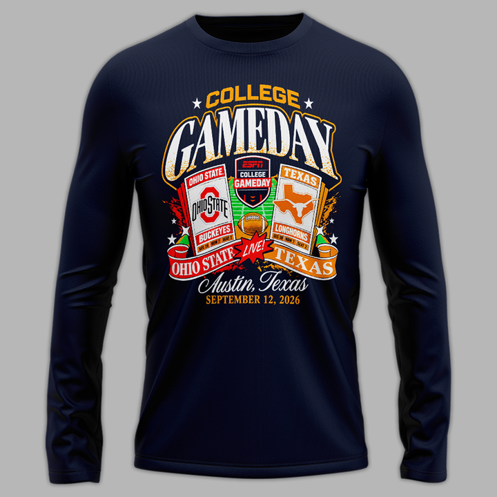 Texas Longhorn College GameDay 2026 Long Sleeve Shirt