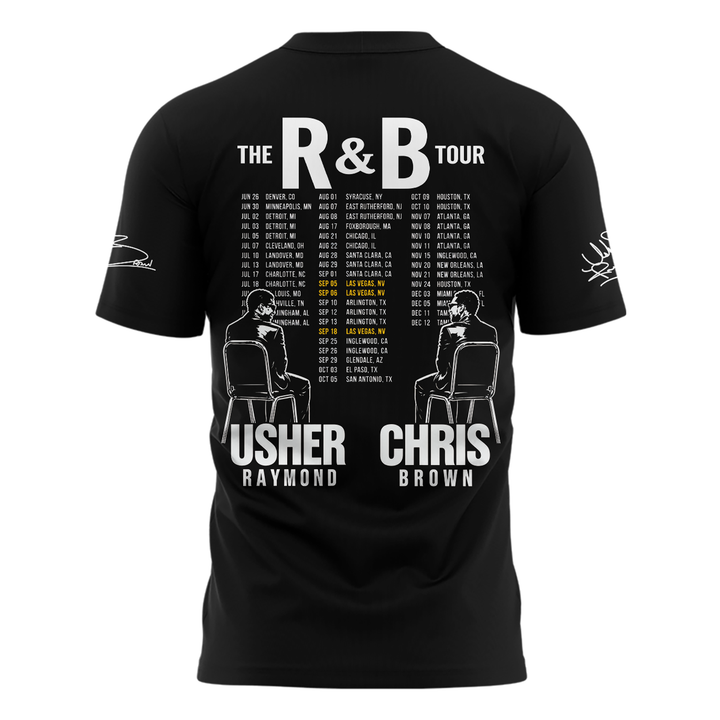 Limited Edition Las Vegas Raiders x The R&B Tour Tshirt 2026