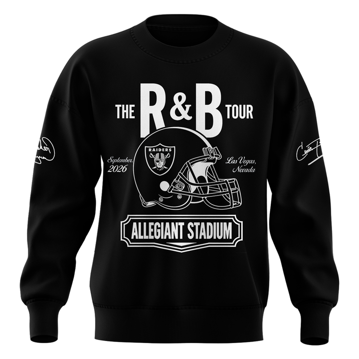 Limited Edition Las Vegas Raiders x The R&B Tour Sweat 2026