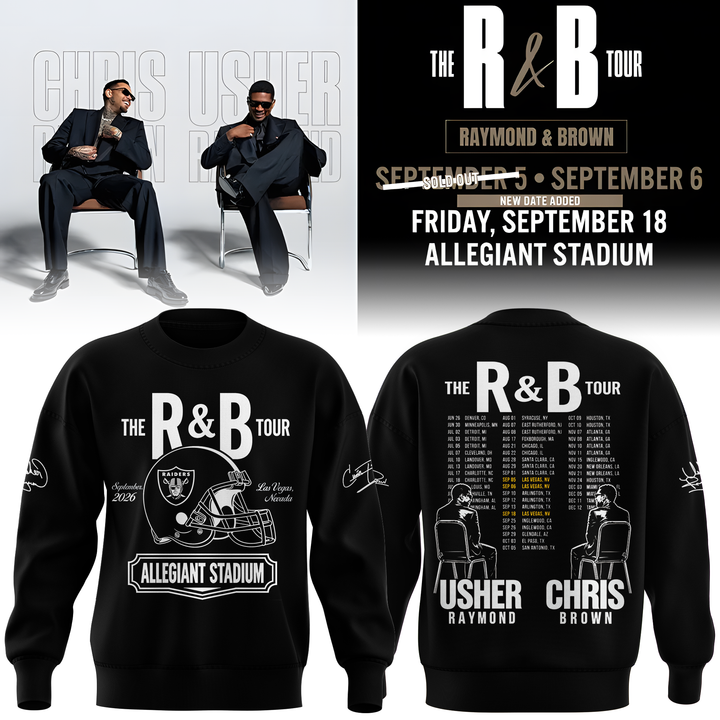 Limited Edition Las Vegas Raiders x The R&B Tour Sweat 2026