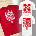 Limited Edition Nebraska Women's Volleyball YOUR FAVORITE TEAM'S FAVORITE TEAM White Tshirt