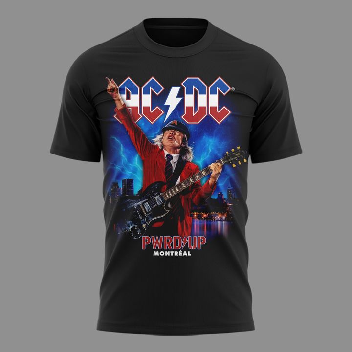 01. AC/DC - Exclusive Montreal Event Shirt - Power Up Tour 2026 T-Shirt