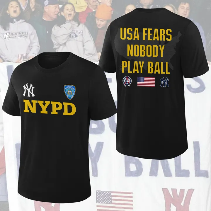 02.New York Yankees x NYPD T-shirt