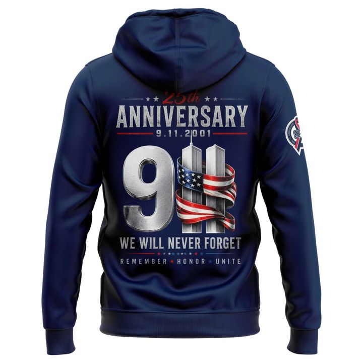 New York Yankees 25th anniversary 9/11 "FDNY" Hoodie