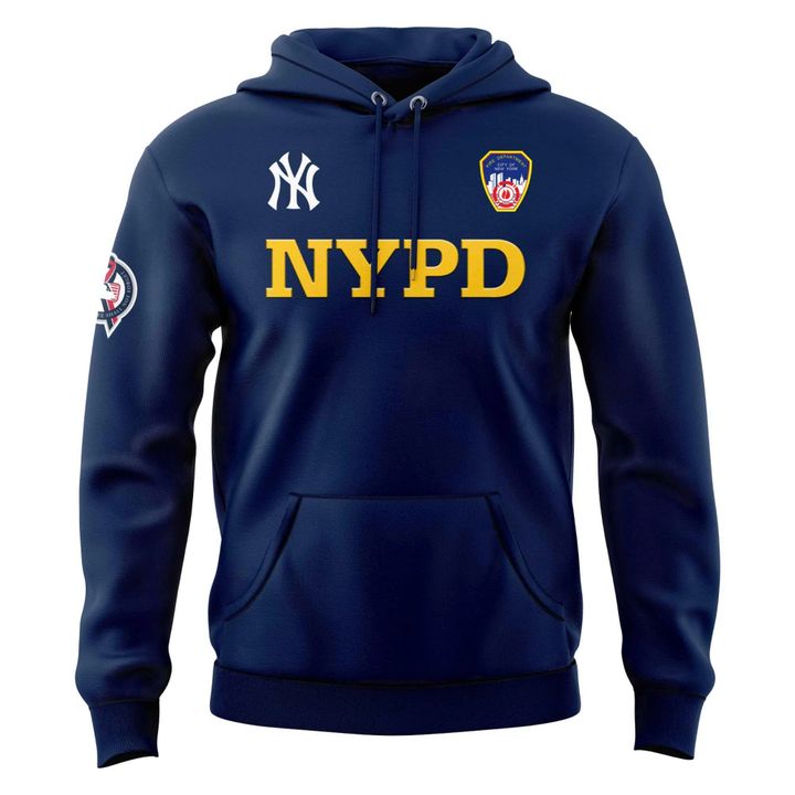 New York Yankees 25th anniversary 9/11 "NYPD" Hoodie