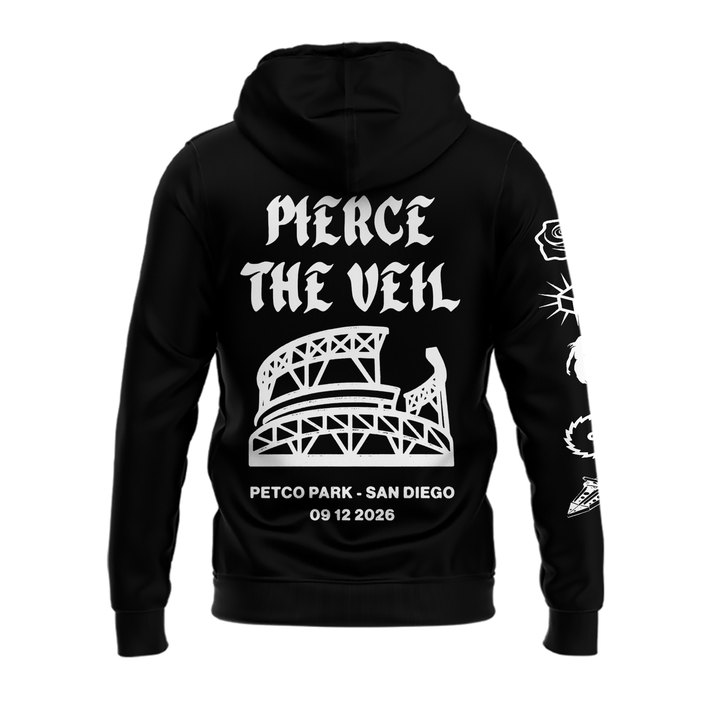 01.Pierce The Veil x Petco Park 2026 ZIP HOODIE