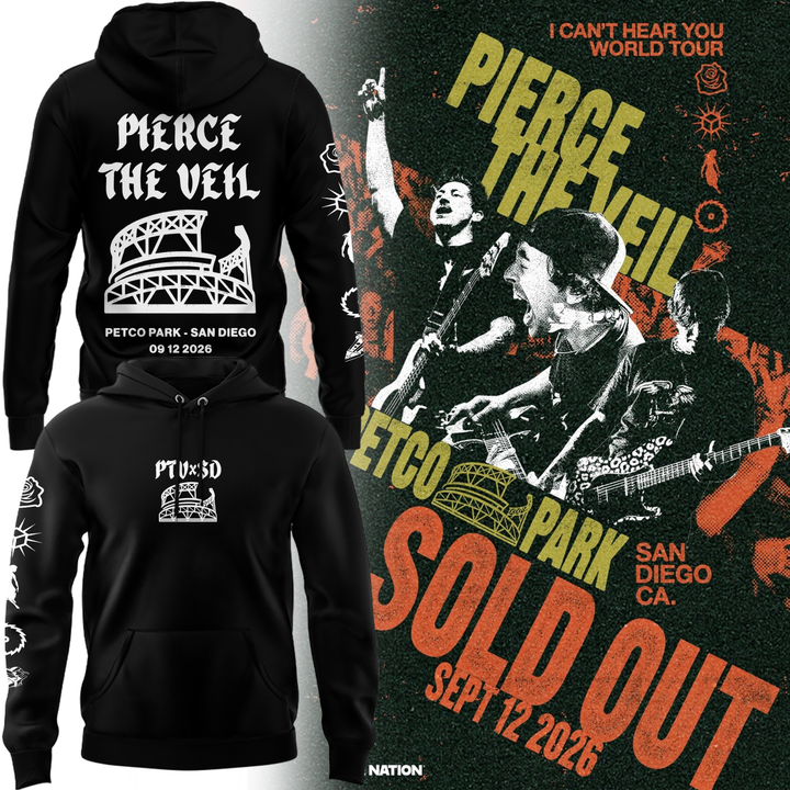 01.Pierce The Veil x Petco Park 2026 HOODIE