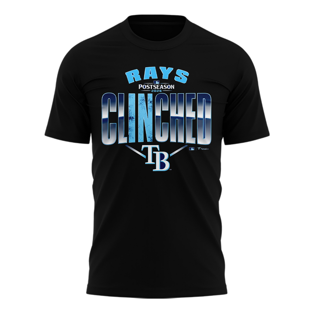 Tampa Bay Rays Black Postseason T-Shirt