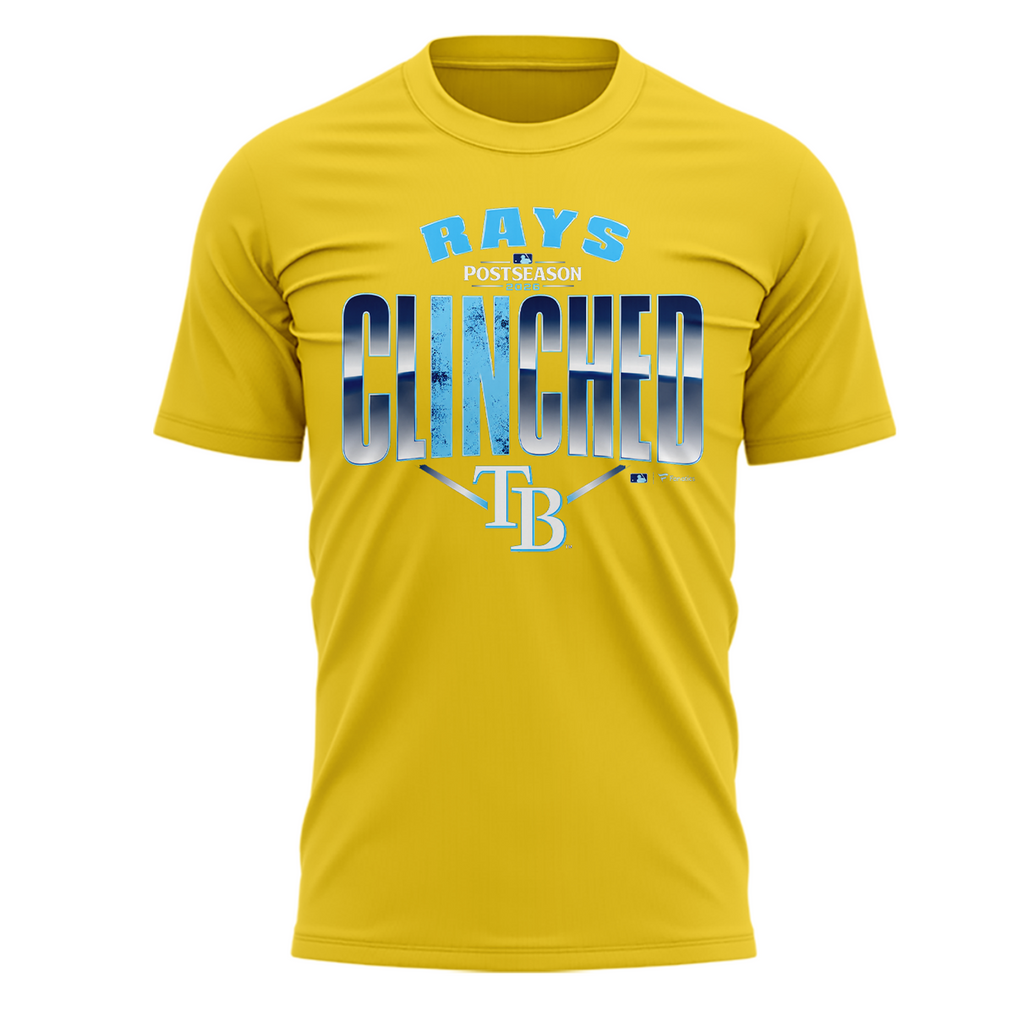 Tampa Bay Rays Yellow Postseason T-Shirt