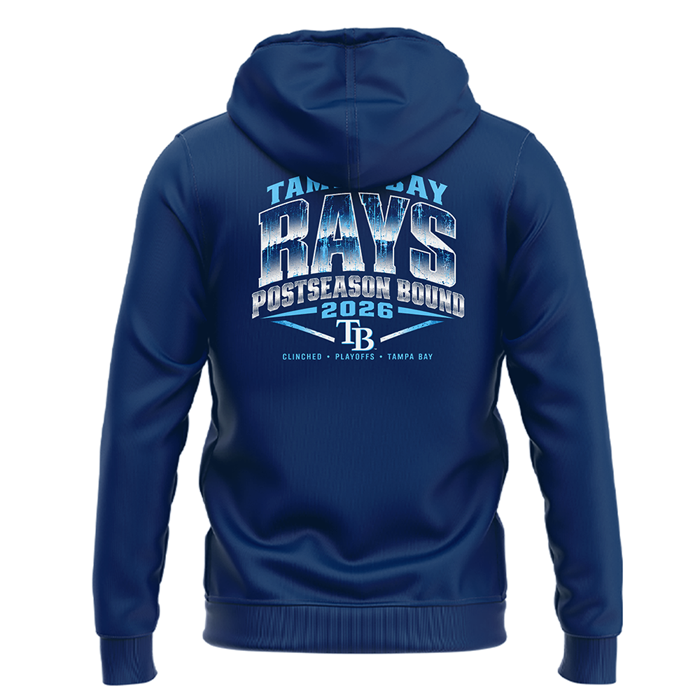Tampa Bay Rays Navy 2026 Postseason Hoodie