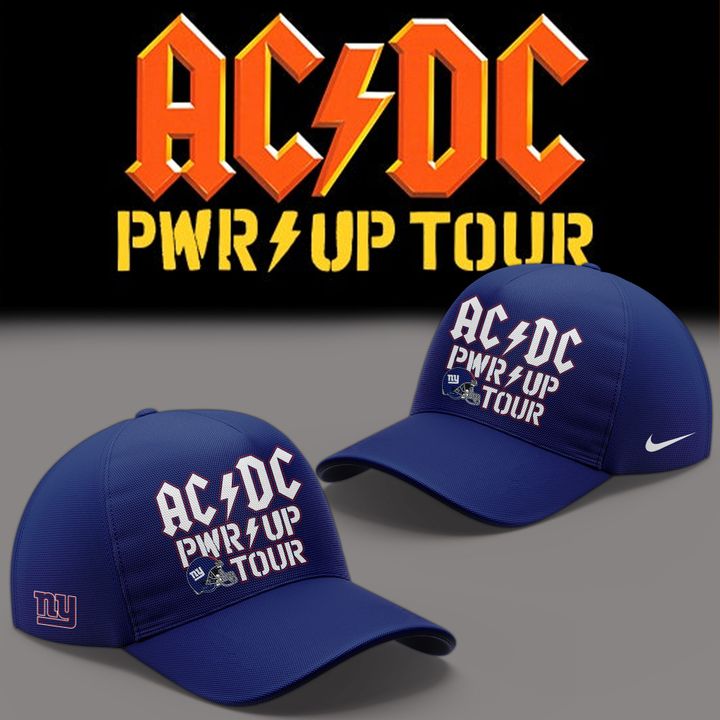 001. Newest Shirt AC/DC x New York Giants - POWER UP TOUR 2026 T-Shirt