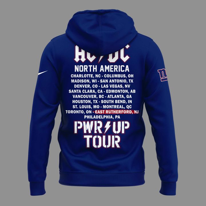 01.06. Limited Edition AC/DC x New York Giants - POWER UP TOUR 2026 Hoodie